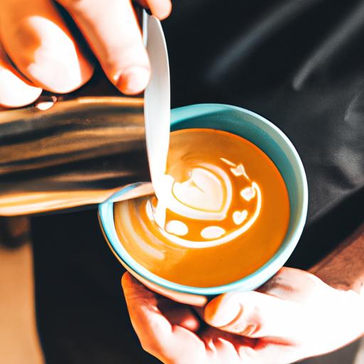 Barista tạo hình nghệ thuật trên cà phê latte với những mẫu thiết kế phức tạp