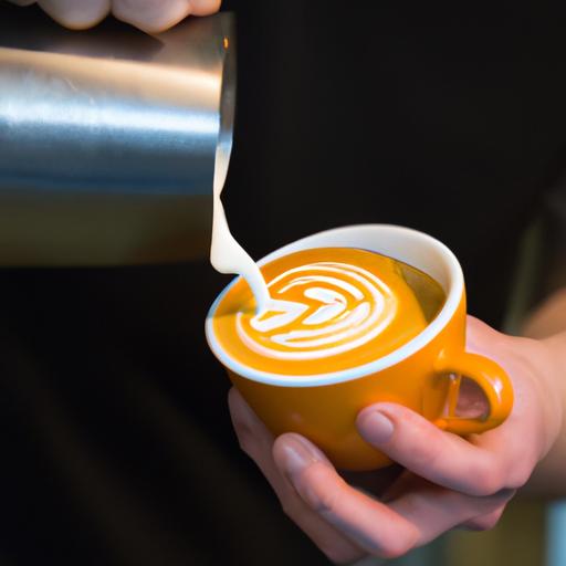 Barista tạo hình nghệ thuật trên cà phê Latte