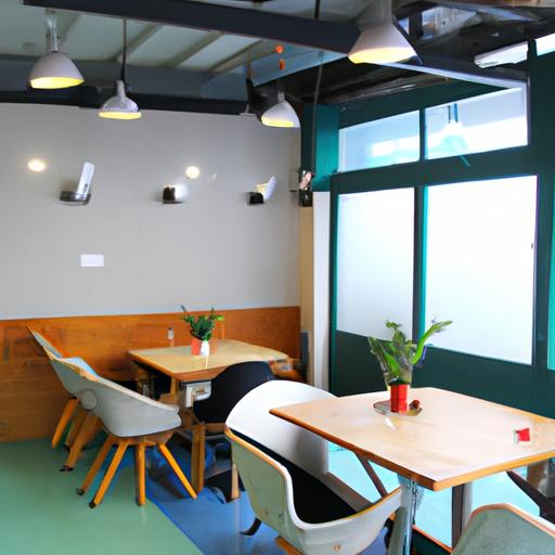 Quán cafe hiện đại với phòng họp thiết kế sang trọng, trang bị công nghệ tiên tiến.