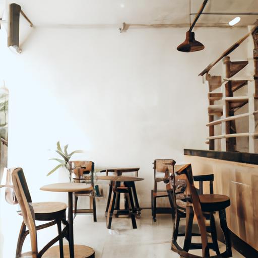 Quán cafe nhỏ xinh với thiết kế tối giản hiện đại.