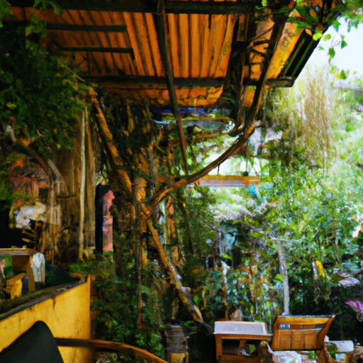 Quán cafe mang phong cách đồng quê với khu vườn xanh mát tại Phan Thiết.