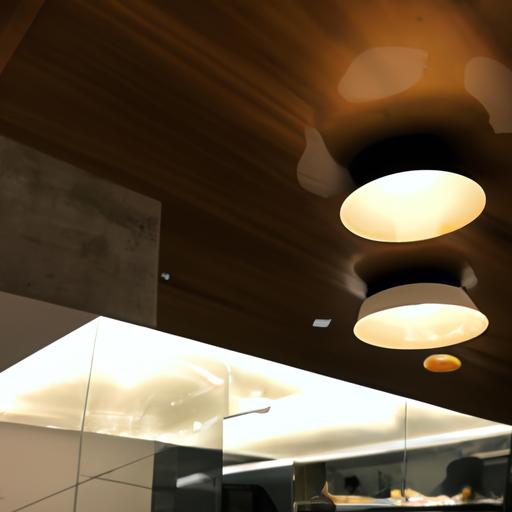 Quán cafe tối giản với thiết kế đèn tinh tế