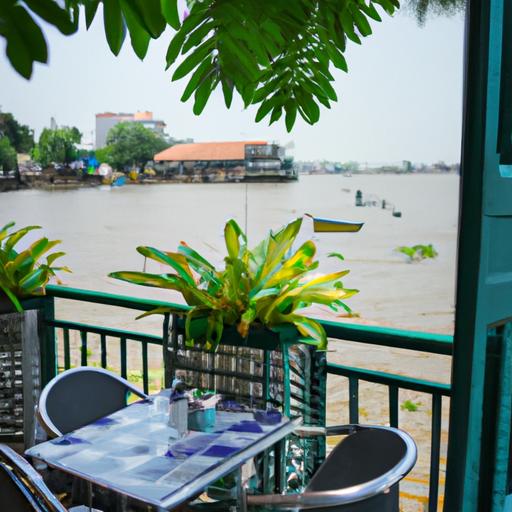 Quán cafe đẹp nhìn ra sông tại Cần Thơ với khung cảnh đẹp như tranh
