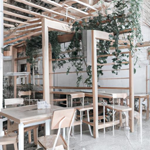 Một quán cafe thanh lịch với thiết kế tối giản toát lên một không khí yên bình, hoàn hảo cho những người tìm kiếm một nơi yên tĩnh để trốn thoát.