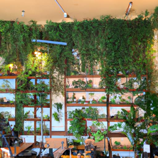 Với tường cây xanh rực rỡ và thiết kế đẹp mắt, quán cafe này sẽ chắc chắn khiến bạn cảm thấy thoải mái và thư giãn.