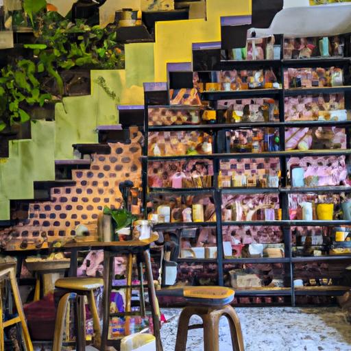 Quán cafe đẹp ở Hải Phòng với thiết kế công nghiệp và những bức tranh tường sặc sỡ.