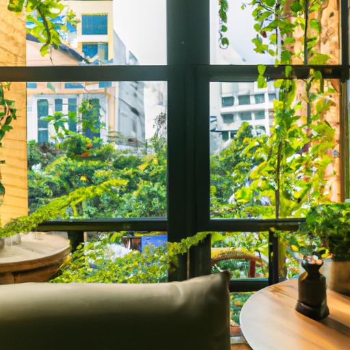Một quán cafe độc đáo với thiết kế công nghiệp và không gian như một khu vườn ở Đà Nẵng