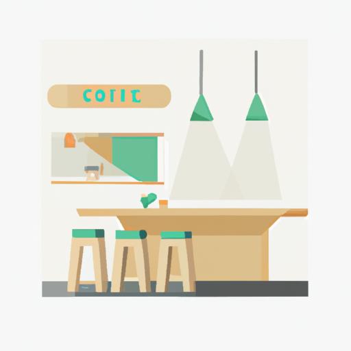 Thiết kế quán cafe cóc đơn giản, phong cách minimalism với nội thất hiện đại và gam màu tối giản.